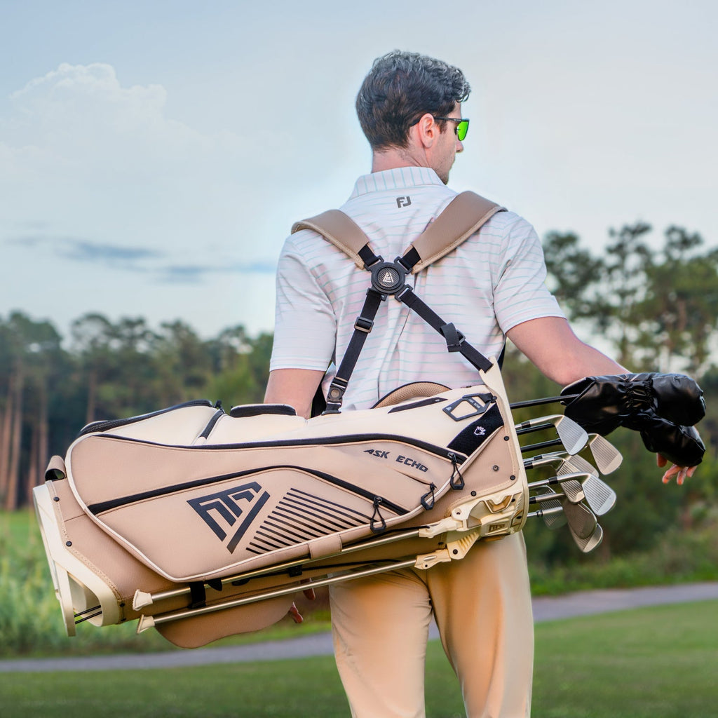AeroCaddie Lightweight Multi-Pocket Golf Stand Bag