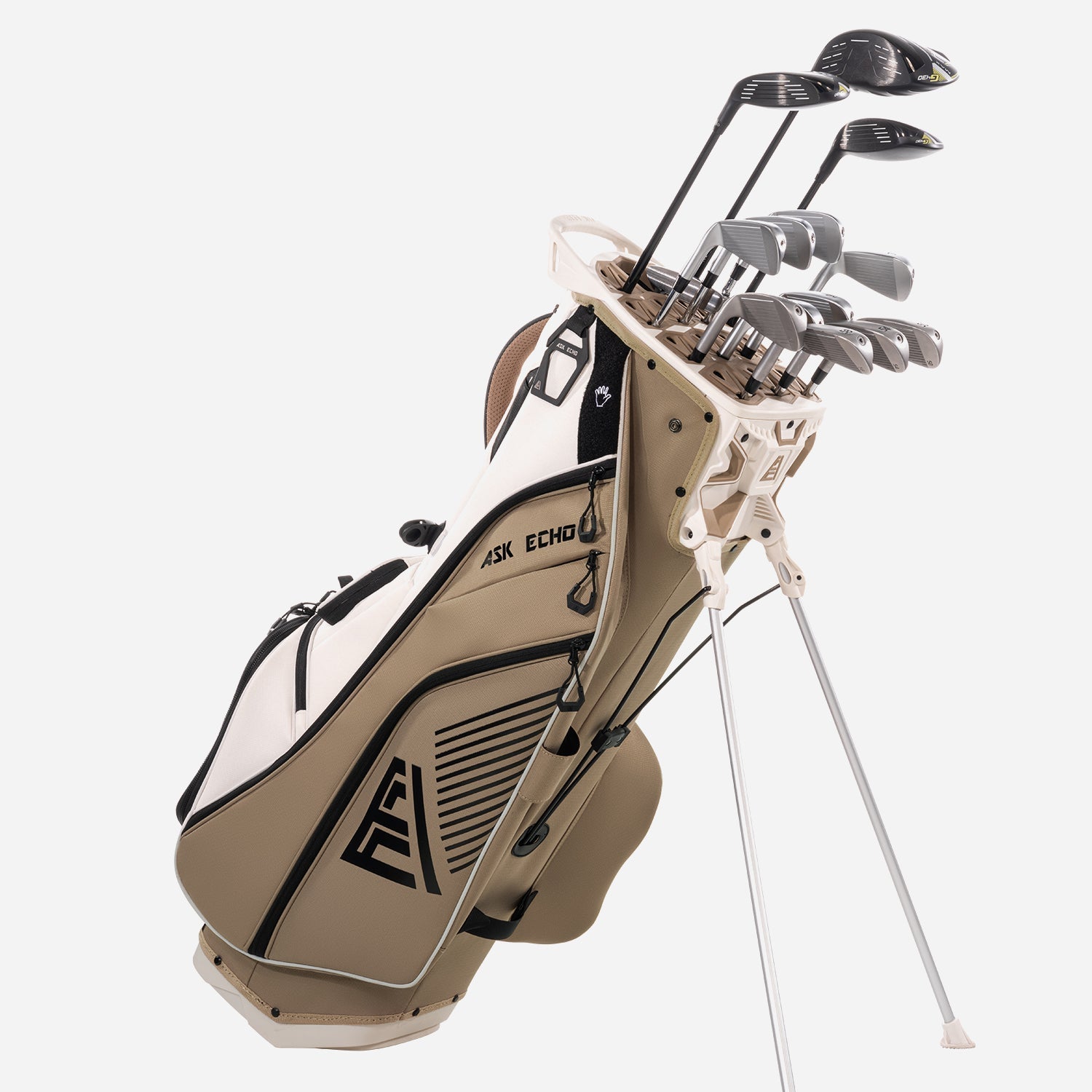AeroCaddie Lightweight Multi-Pocket Golf Stand Bag