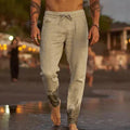 Coastal Linen Drawstring Pants