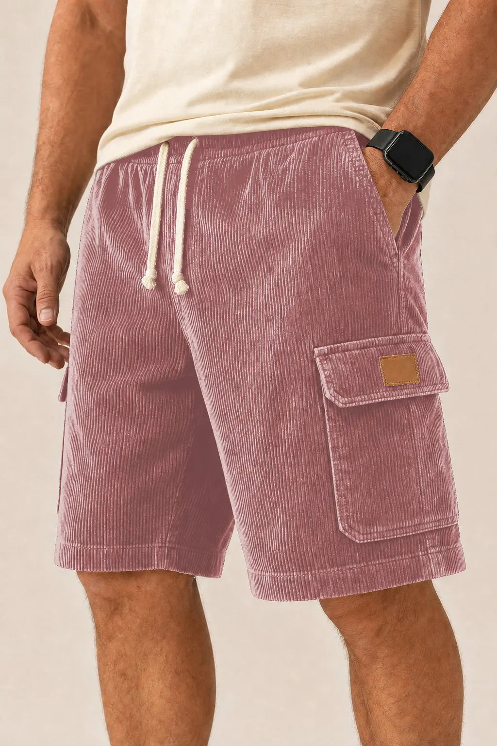 Big & Tall Corduroy Cargo Shorts Limited