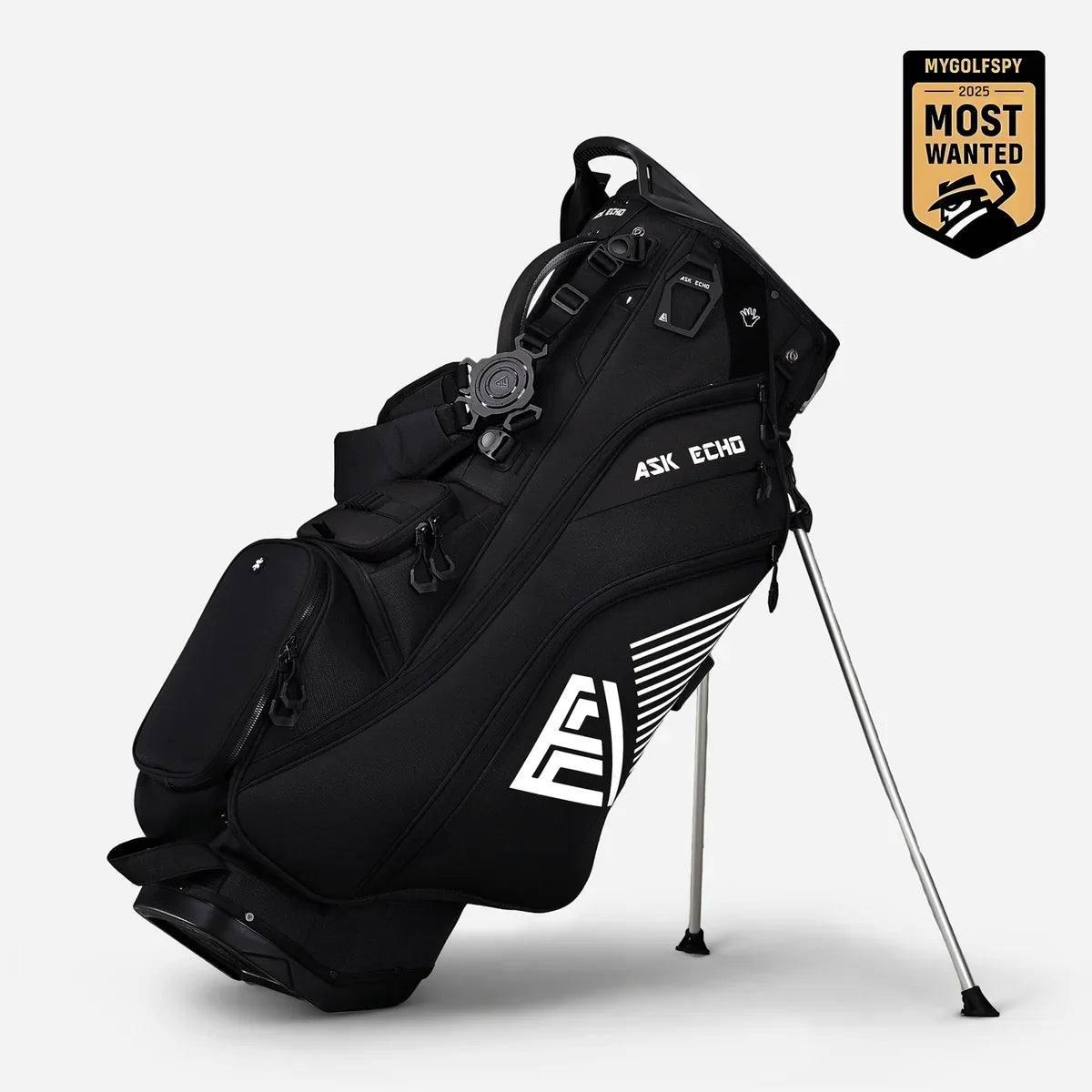 AeroCaddie Lightweight Multi-Pocket Golf Stand Bag
