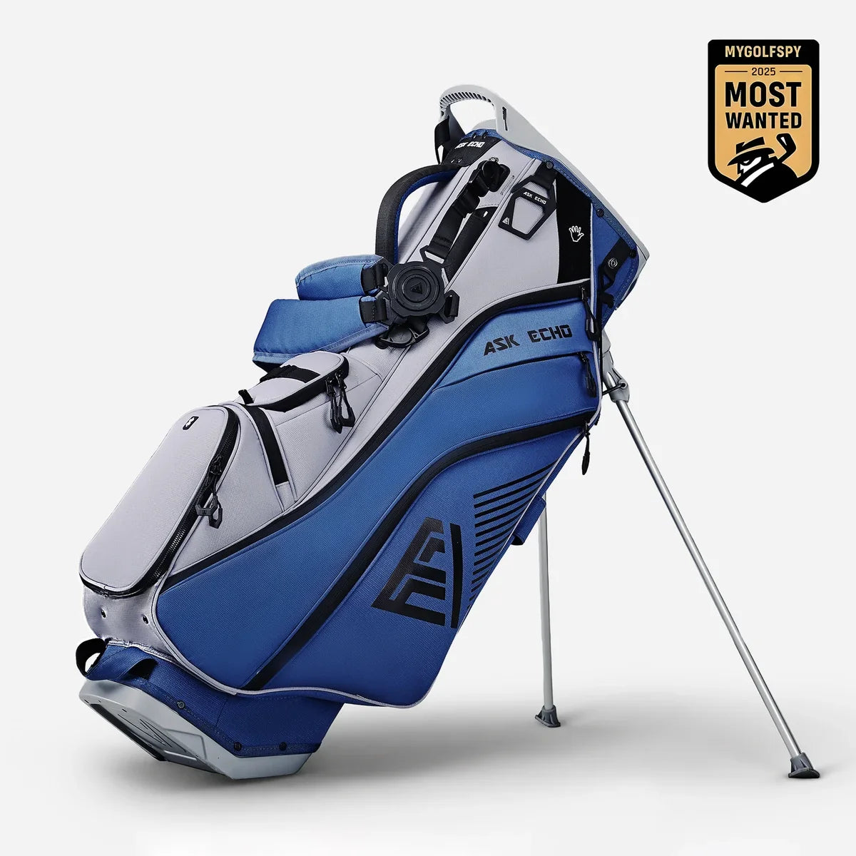 AeroCaddie Lightweight Multi-Pocket Golf Stand Bag