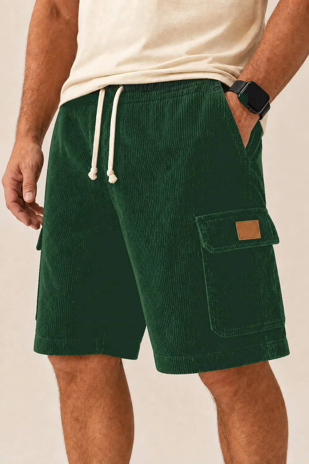 Big & Tall Corduroy Cargo Shorts Limited