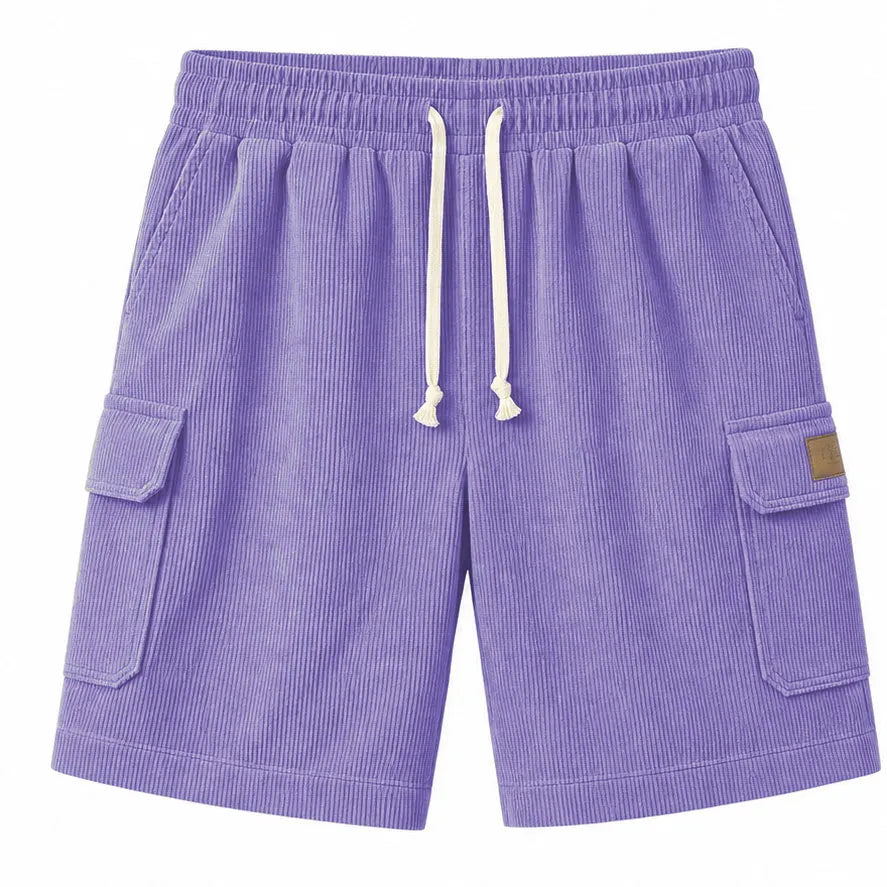 Big & Tall Corduroy Cargo Shorts Limited