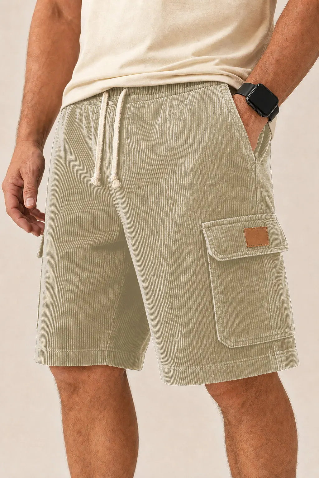 Big & Tall Corduroy Cargo Shorts Limited