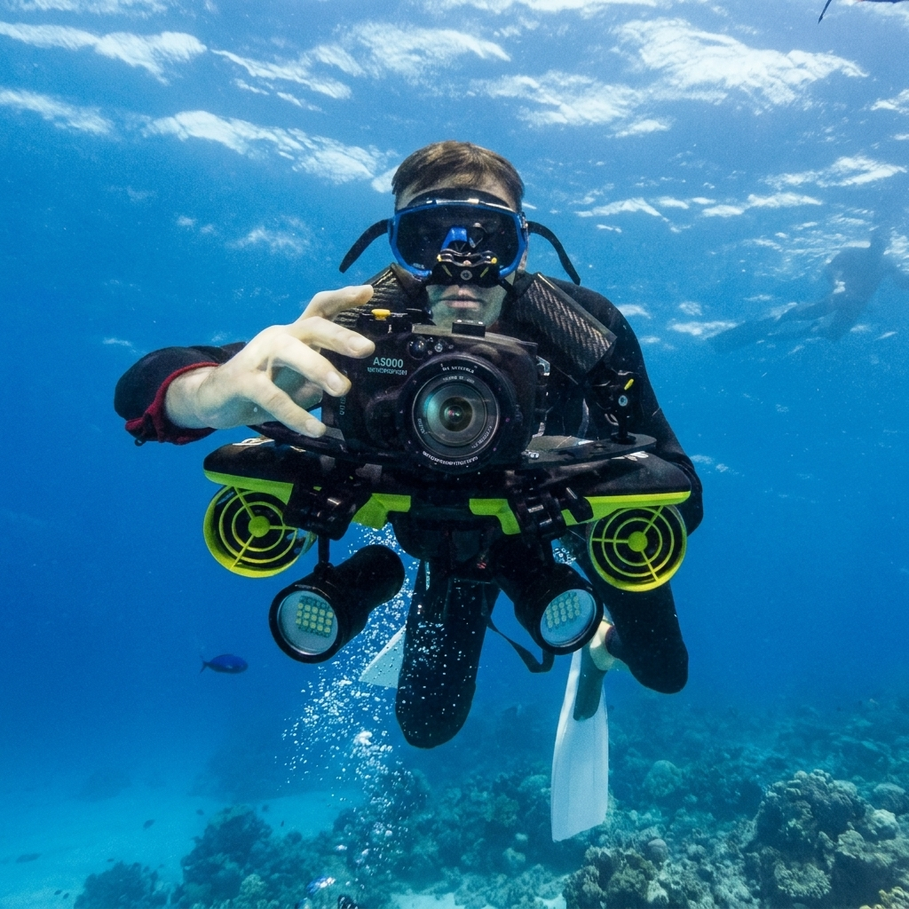 Underwater electric scooter